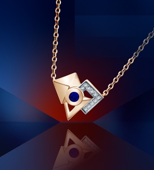 Liontin Berlian Simple